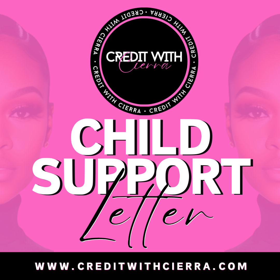 Child Support Letter