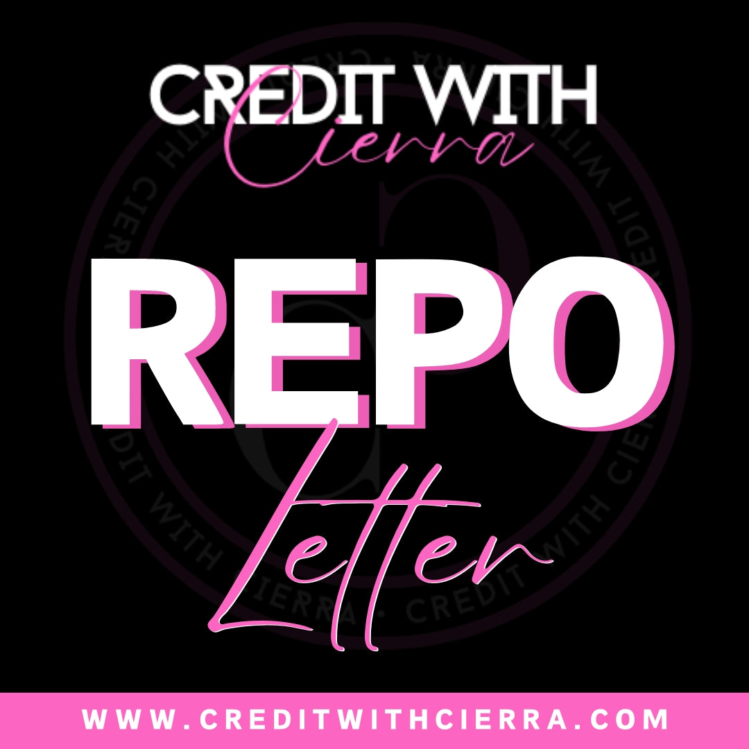 Repo Removal Letter